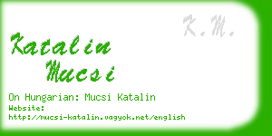 katalin mucsi business card